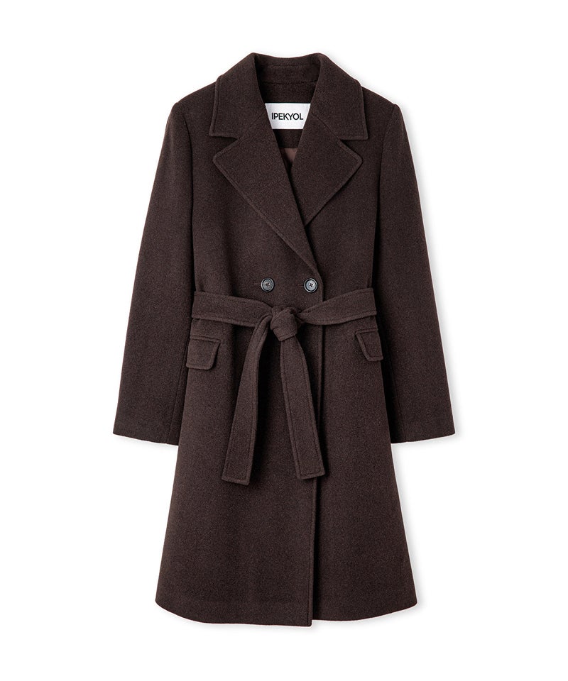 Ipekyol Double-Breasted Coat with Belt - Image 5